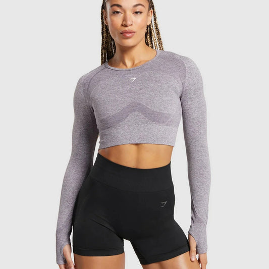 CropTop Long Sleeves Gymshark Flex