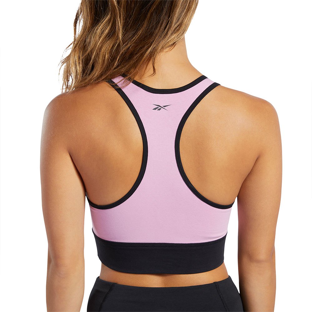 Sport Bra Reebok Bralette Linear Rosa